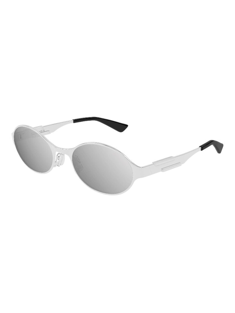 New Bottega Veneta Unisex Sunglasses Silver Lens Metal Frame BV1456S 003 55